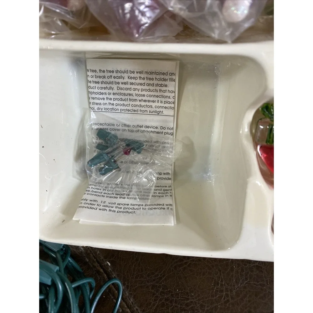 Star Santa Red Indoor Outdoor Clip‎ On Christmas Lights 10 Ct 9 Ft Vtg Holiday